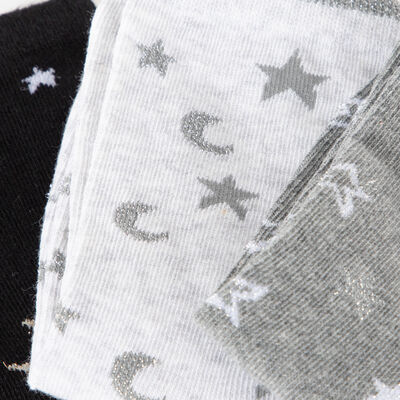 Imagen 2 del producto Pack 3 Unidades Calcetín Largo de Algodón Mujer Icono Surtido