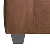 Sofá Seccional Innovamuebles Marco Pouf 1 Cuerpo + Sofá 3 Cuerpos Terracota