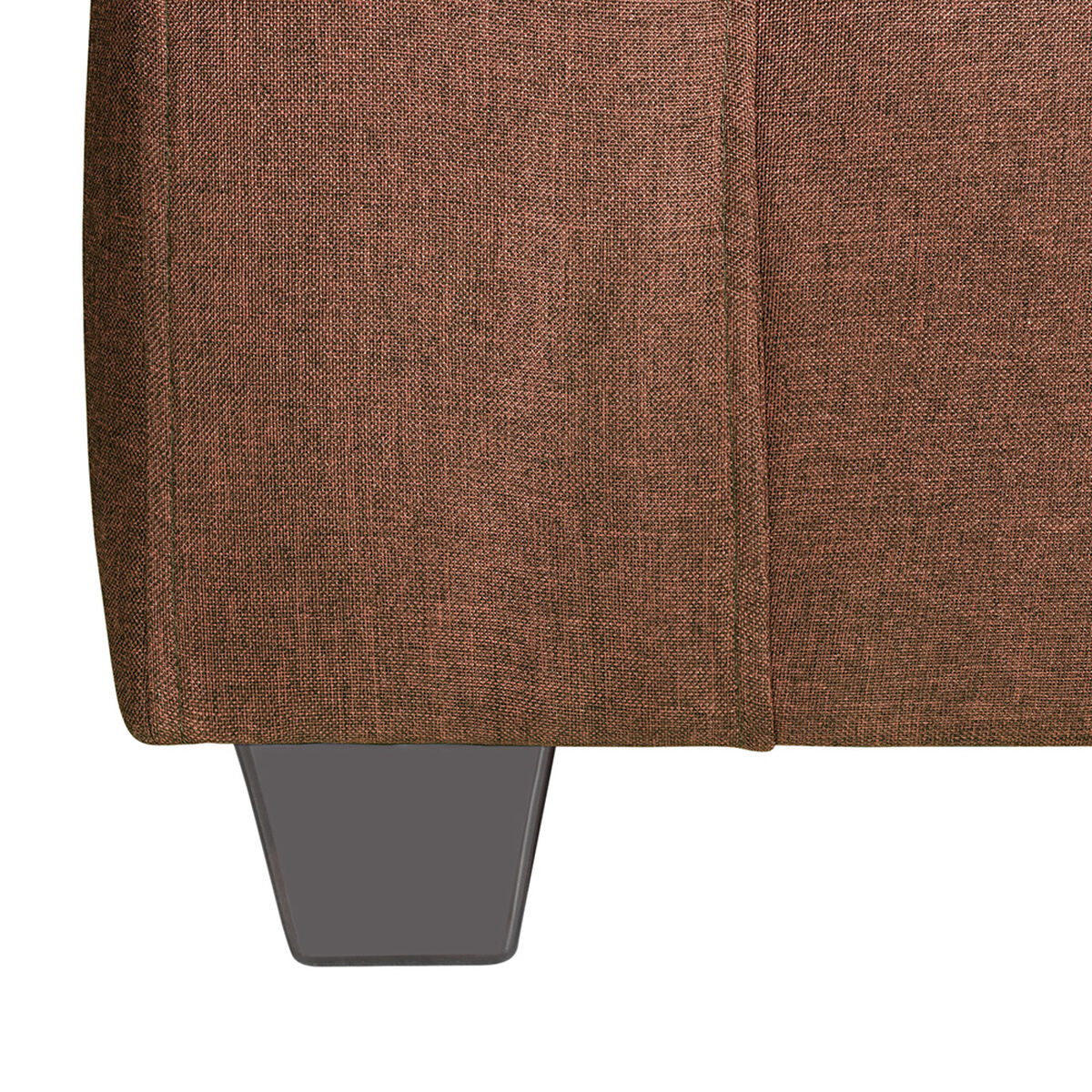 Sofá Seccional Innovamuebles Marco Pouf 1 Cuerpo + Sofá 3 Cuerpos Terracota