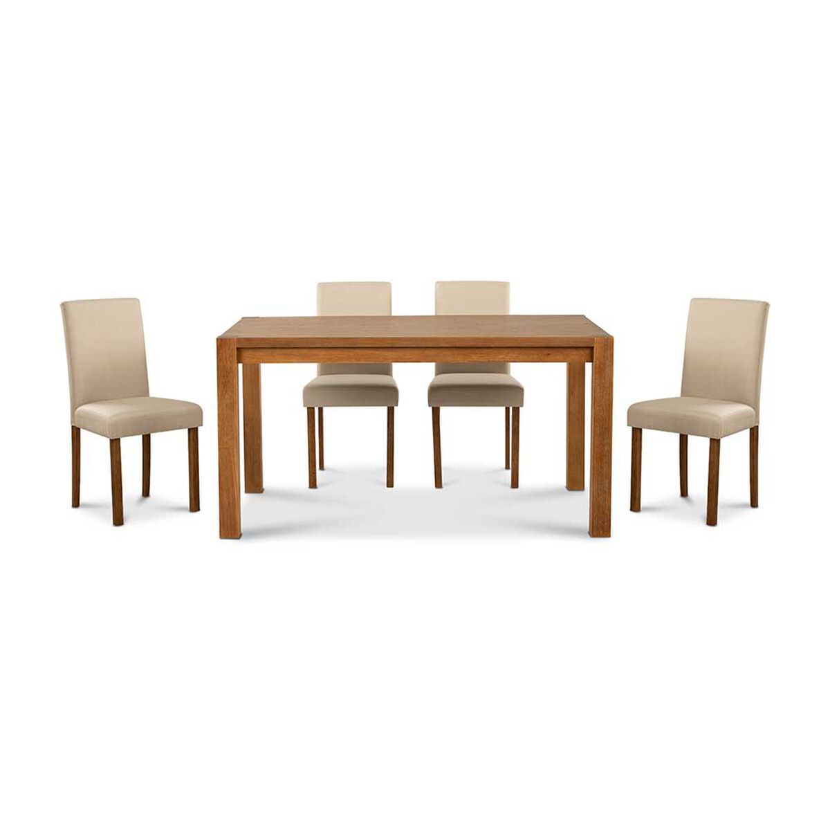 Juego de Comedor CIC Phoenix 6 Sillas Walnut