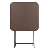 Mesa Plegable Cuadrada Northwest NW-RT60 Café 60 cm
