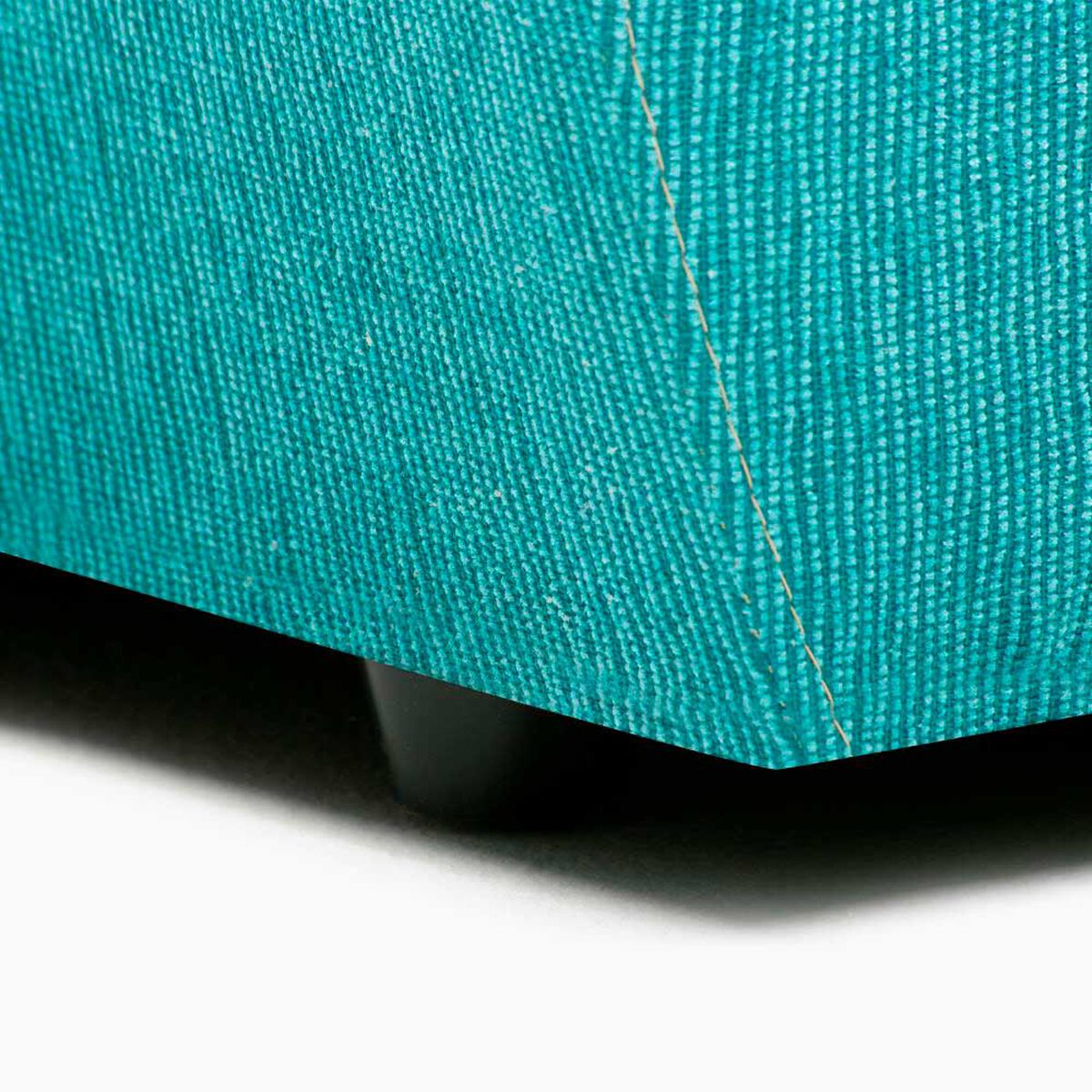 Juego de Living Cabsur Galicia Sof&aacute; 3 Cuerpos + Sof&aacute; 2 Cuerpos Chenille Turquesa