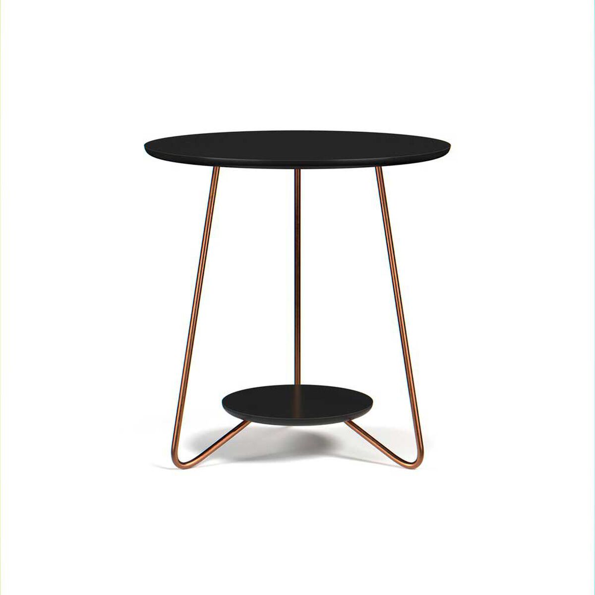 Mesa de Centro Altavision Liz Neg Redonda Negro