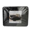 Cubrecama Doral Super King Touch Nebula Sherpa Negro