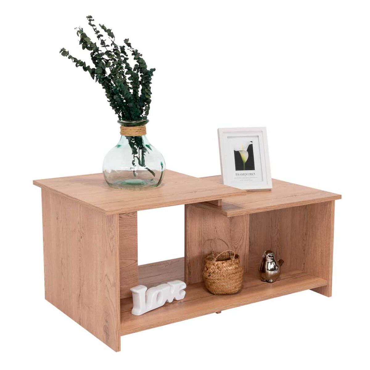 Mesa De Centro TuHome Wema Macadamia