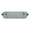 Set 2 Fuentes para Horno Vidrio Brando Fuente Blanco 1 lt | 2,2 lt