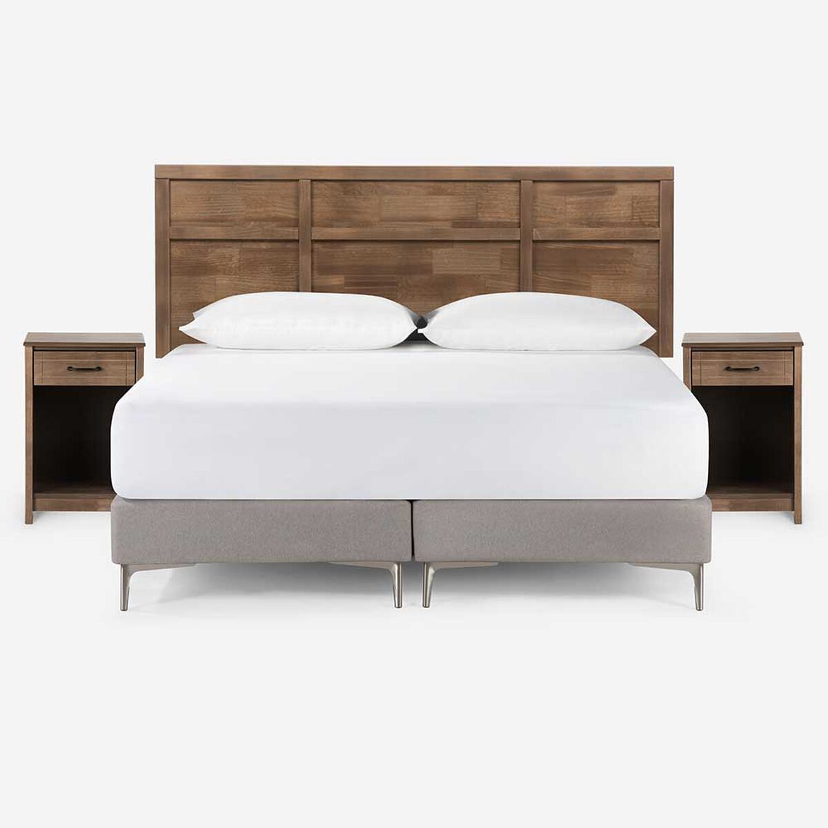 Respaldo + 2 Veladores Rosen 2 Plazas Robin Café