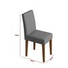 Juego de Comedor Jdo & Design Karina 4 Sillas Gris