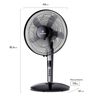 Ventilador 2 en 1 Mademsa SFM21 de Mesa y Pedestal