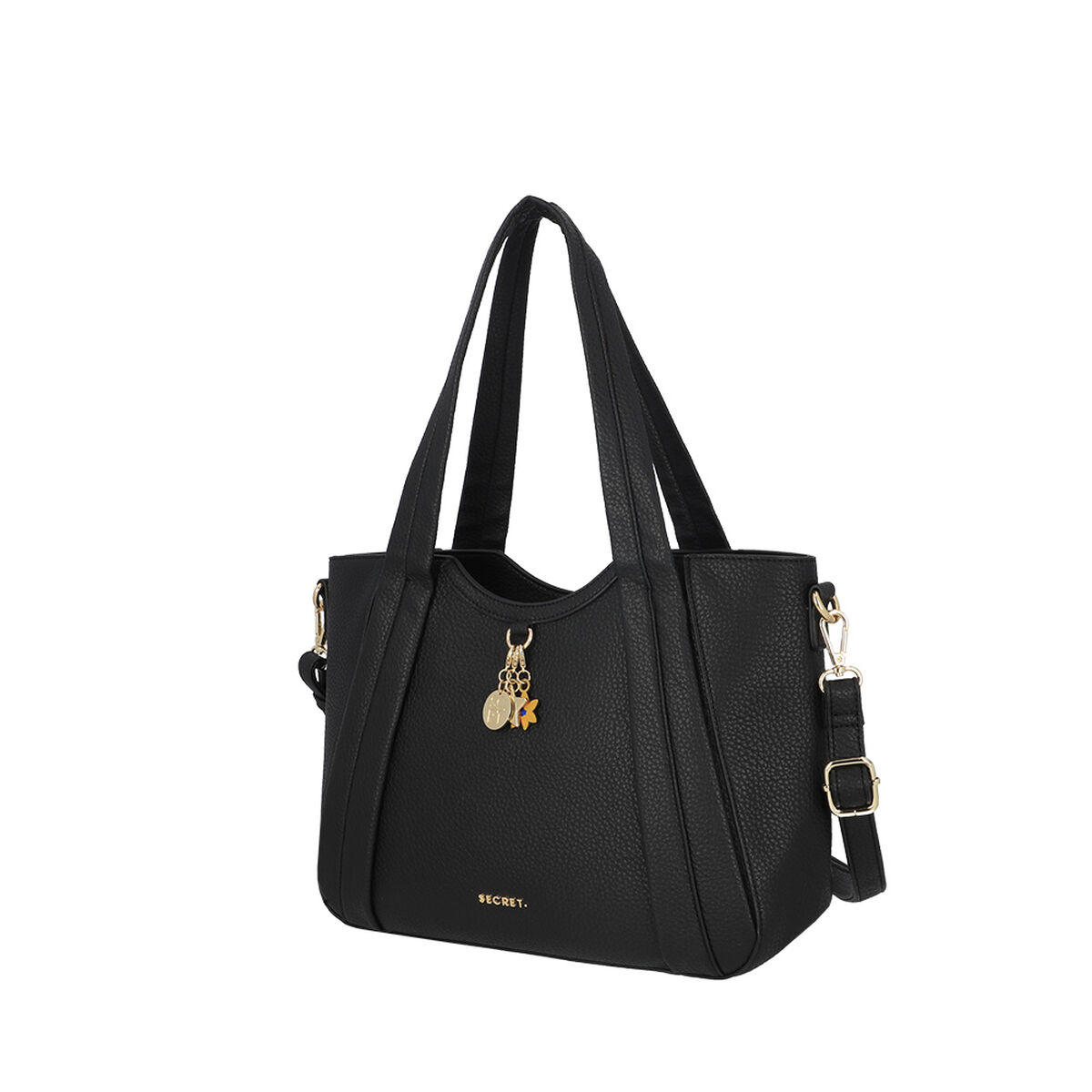 Cartera Tote Secret Valladolid FW25 M Negro