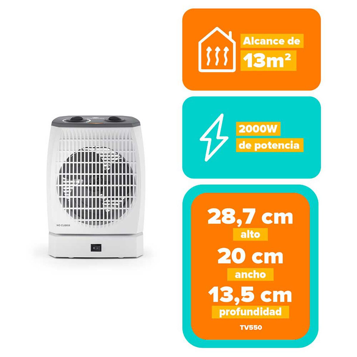 Termoventilador Mademsa TV550