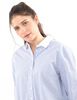 Blusa Crop Rayas Manga Larga Mujer Icono