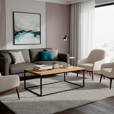 Imagen 2 del producto Mesa Centro Mons Madrid Madera Fierro