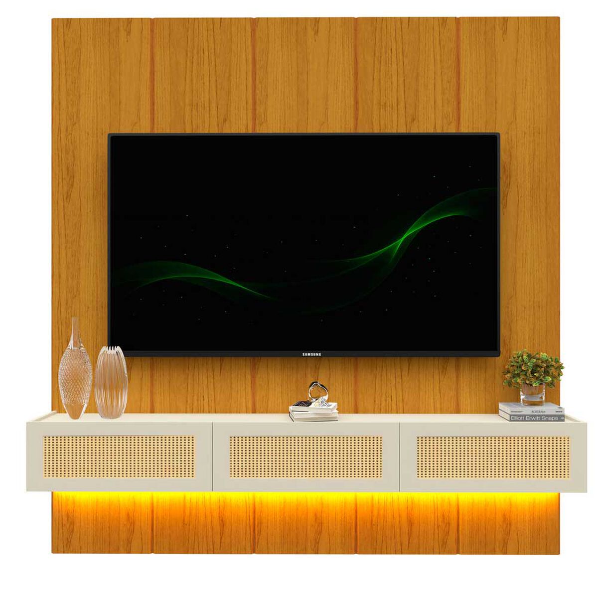 Home Decocasa Realce Native hasta 85" Natural Off White