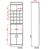 Mueble Bar + Biblioteca Escalera TuHome Beijing