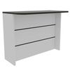 Combo Mueble Microondas + Barra de Cocina TuHome Kitchen Blanco