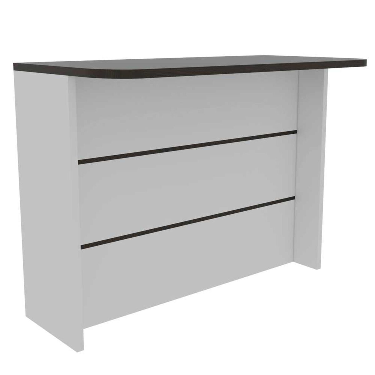 Combo Mueble Microondas + Barra de Cocina TuHome Kitchen Blanco