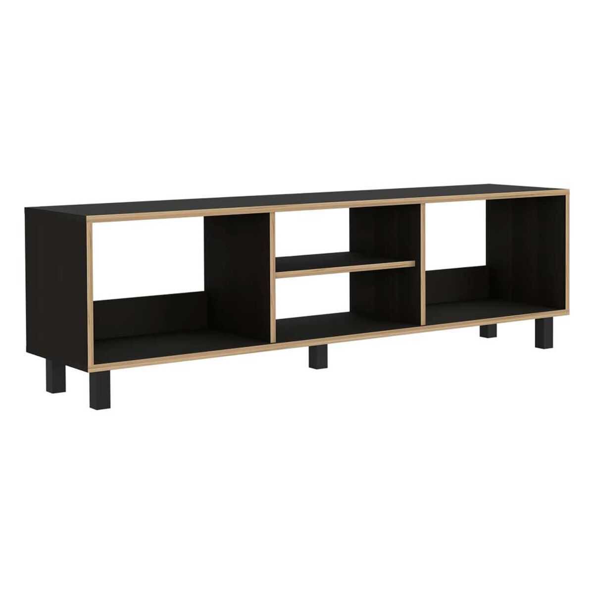 Combo Rack TV65 + Mesa de Centro TuHome Nomik Wengue Duna