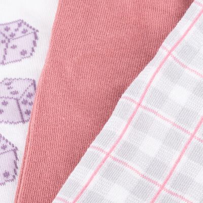 Imagen 2 del producto Pack 3 Calcetines Mujer Icono Crudo