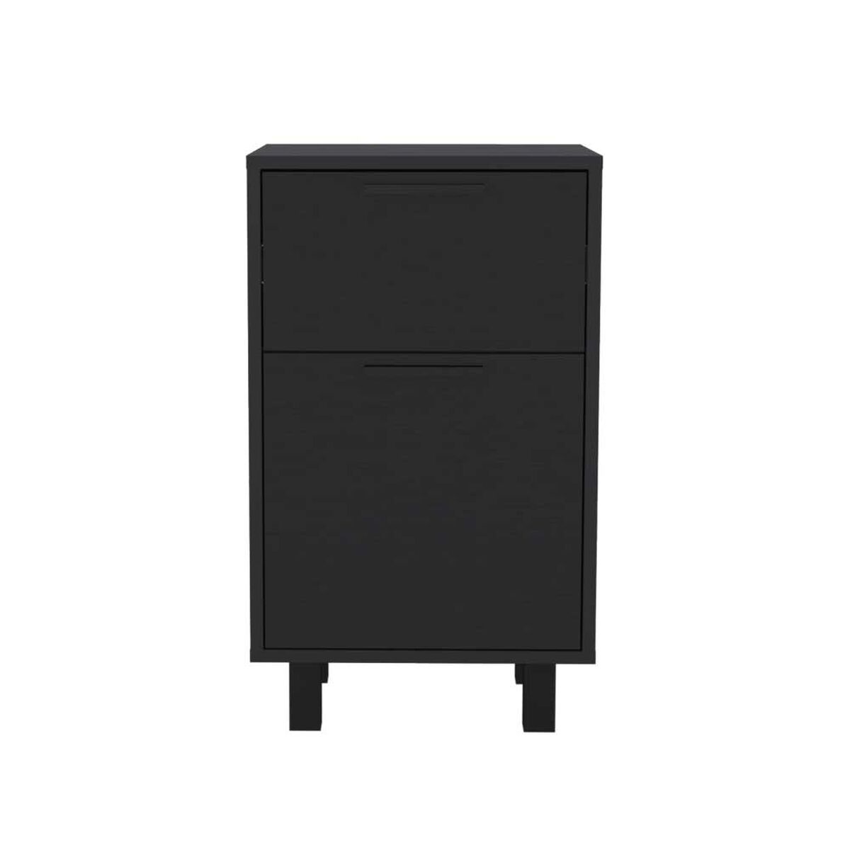 Velador TuHome Secret Z-81 con Cajón Oculto 1 Puerta Wengue