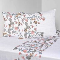 Juego de Sábanas Estampado Cannon 200 Hilos 2 Plazas Bluejay