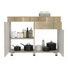Mueble de Cocina Inferior TuHome Orion 3 Puertas 1 Cajón Duna Blanco