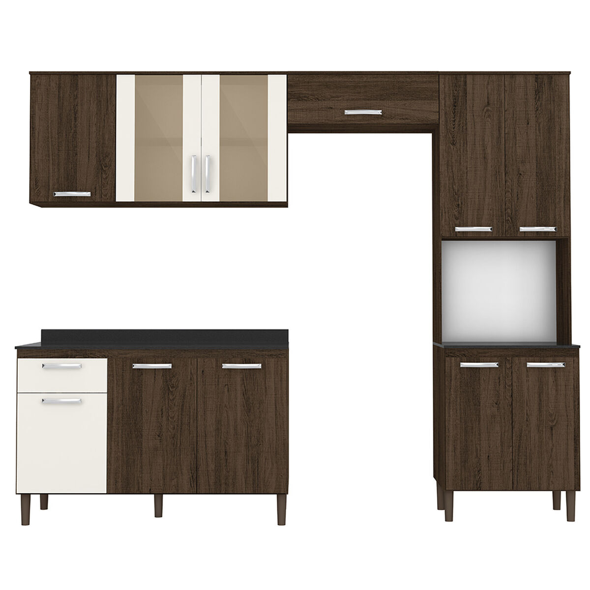 Mueble de Cocina Room Café 11 Puertas 1 Cajón