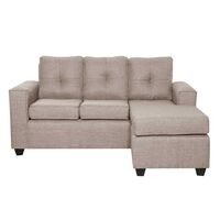 Sofá Seccional Black Factory Ranger 4 Cuerpos Beige