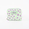 Billetera Animal Print Verde Agua Eco Cuero Mujer Icono