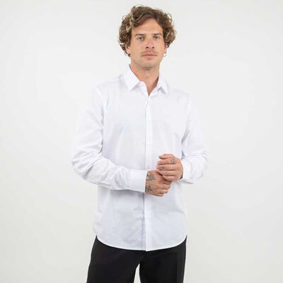 Camisa Slim Manga Larga Hombre Zibel