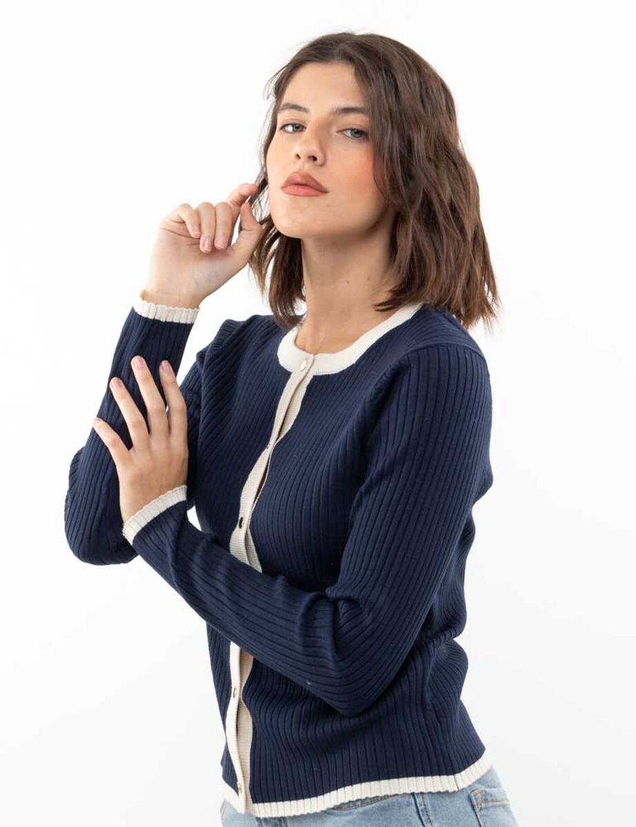 Sweater Botones Mujer Zibel