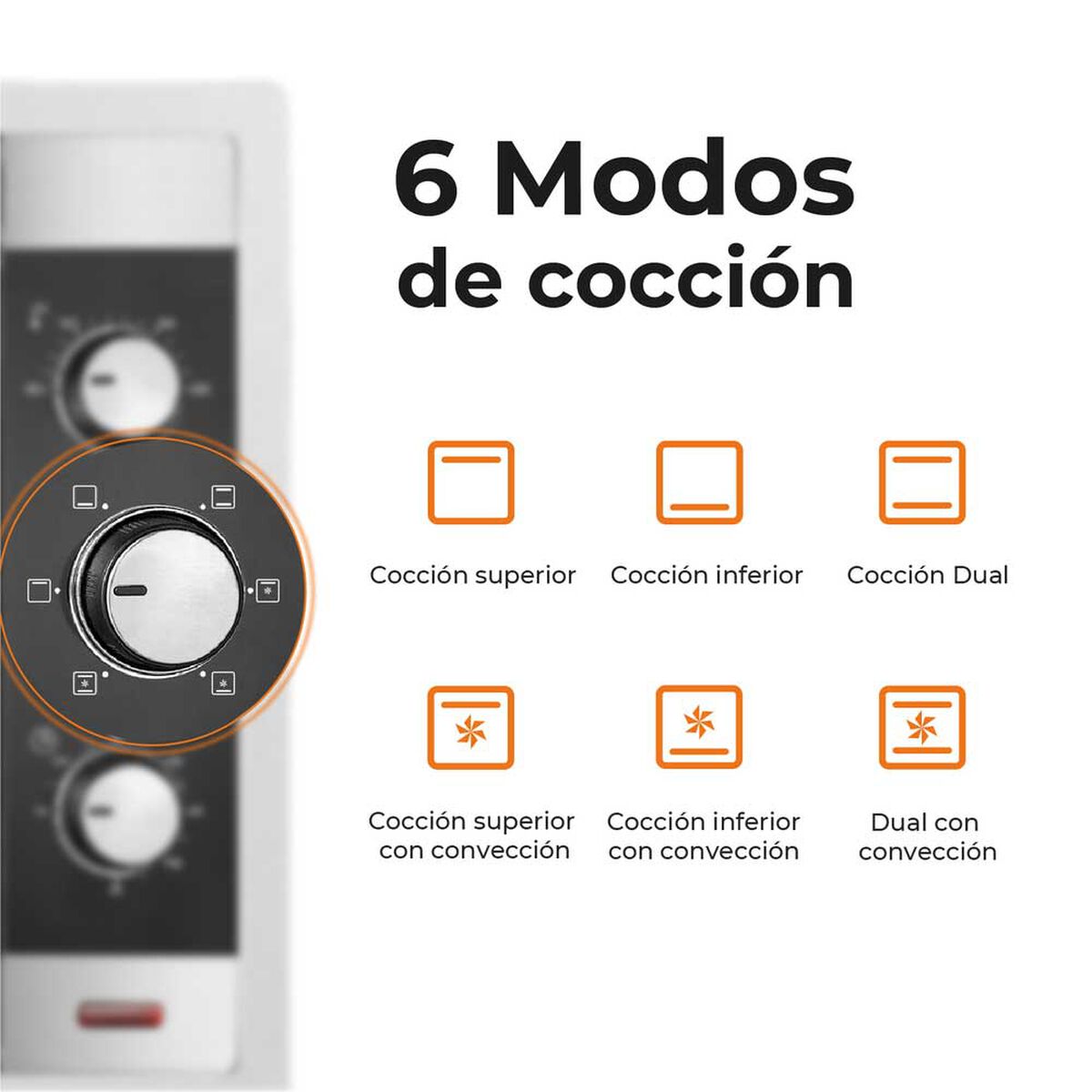 Horno Eléctrico Kitchen-it Silver Series 60L 60 lts.