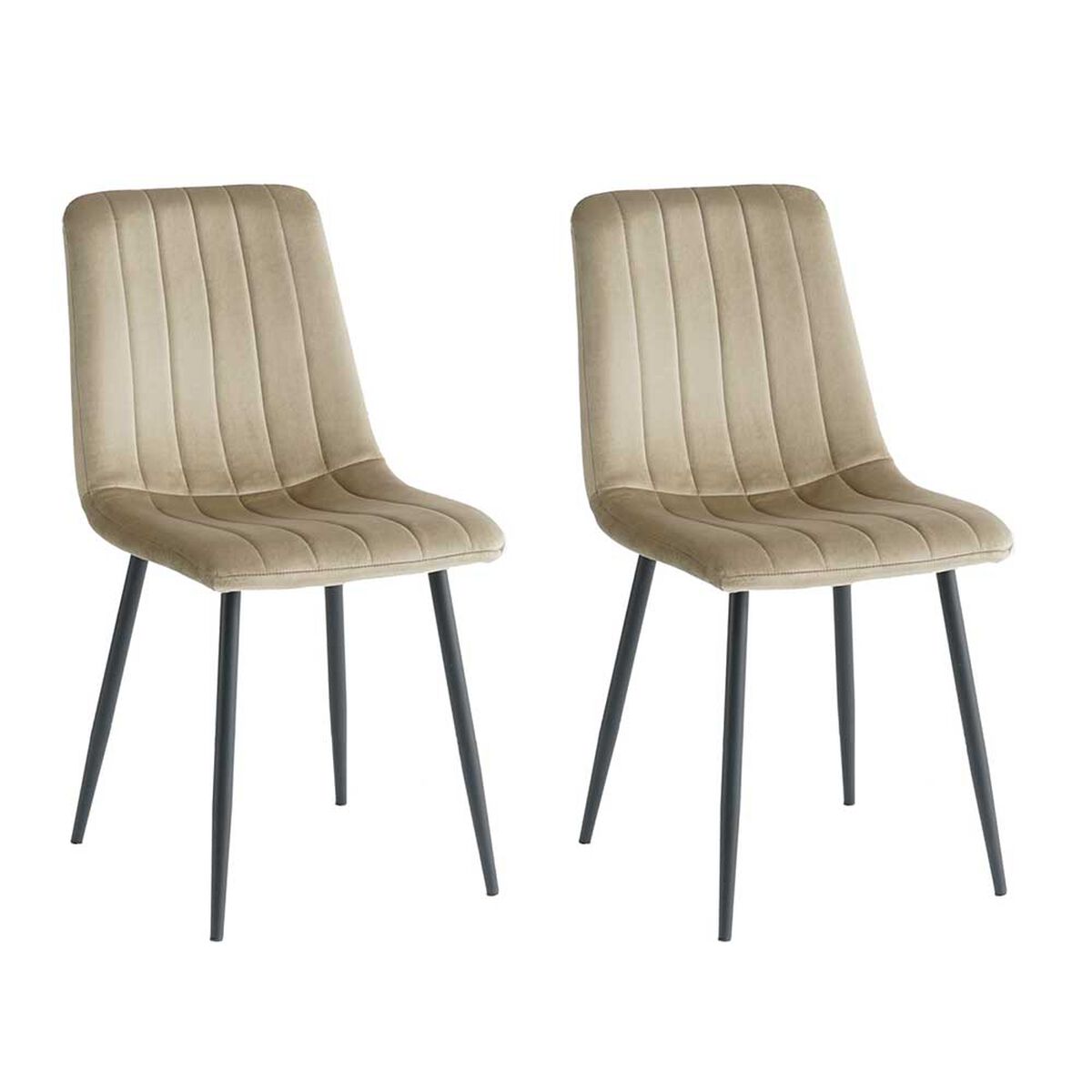Pack 2 Sillas Rodler Oporto Beige