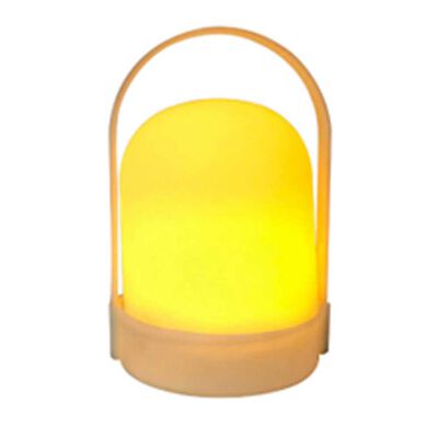 Imagen 1 del producto Fanal con Vela Led Plástico Vgo  14 x 21.5 cm Ambar