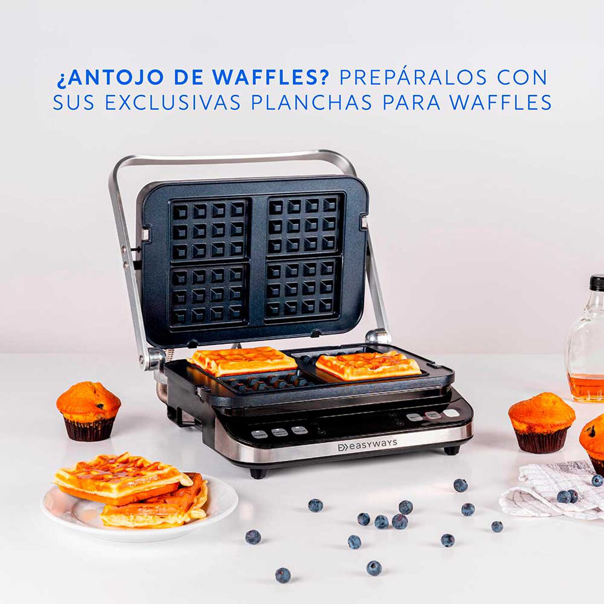 Sandwichera EasyWays Let's Grill 3 en 1