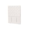 Respaldo Latam Home 1 Plaza Brescia Blanco