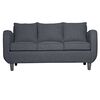 Juego de Living Ruzam Mobel Cronos Sofá 3 Cuerpos + Dos Sillones 1 Cuerpo Lino Marengo