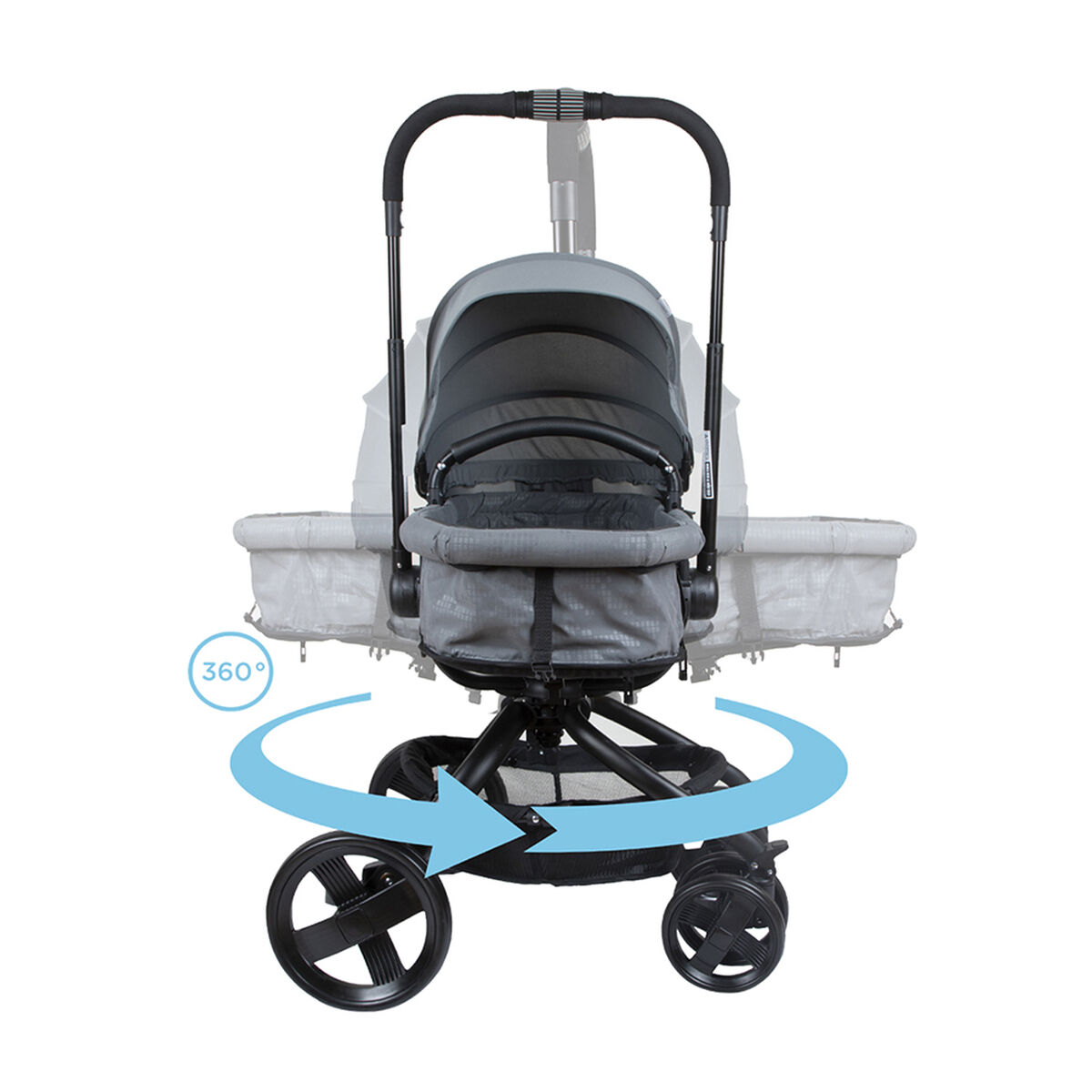 Coche Travel System I-Giro Bright Grey Infanti