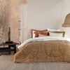 Plumón Estampado Sherpa SoHome 1,5 Plazas India Ocre