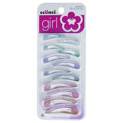 Set Trabas a Presión Niña Colores Varios, 12 Piezas