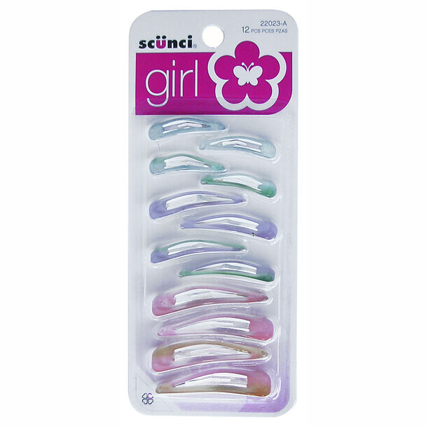 Set Trabas a Presión Niña Colores Varios, 12 Piezas