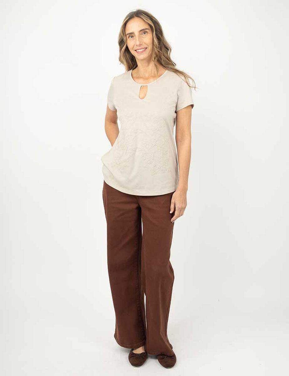 Polera Manga Corta Mujer Portman Club
