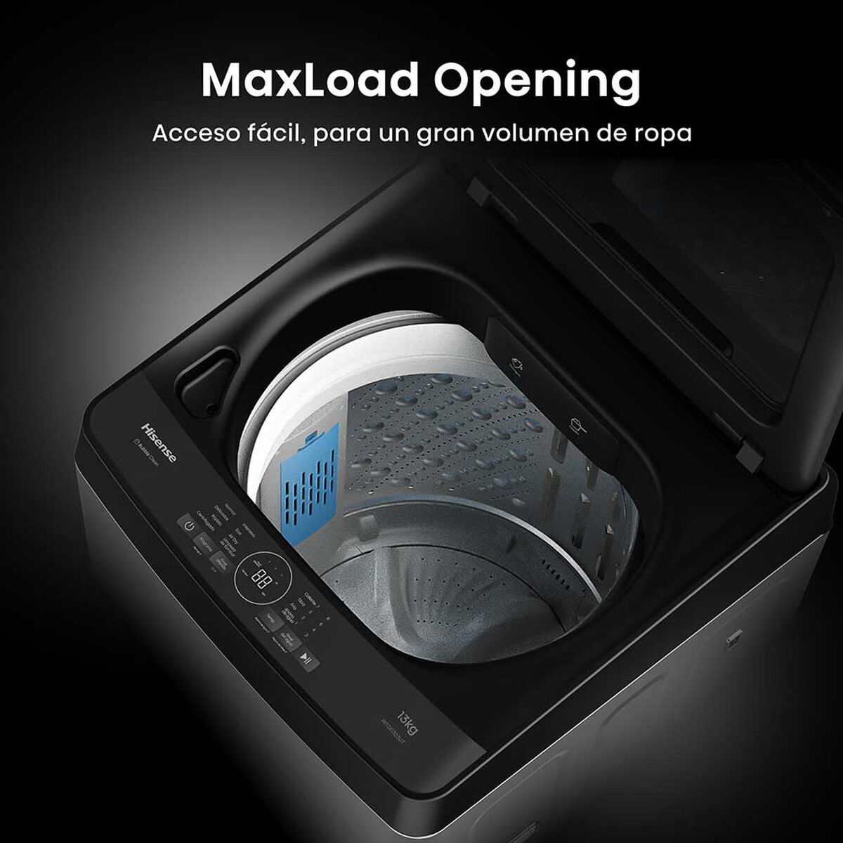 Lavadora Hisense WT3K1323UT 13 Kg.