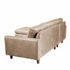 Sof&aacute; Cuero Latam Home N&aacute;poles Chaise Longue 2 Cuerpos Izquierdo