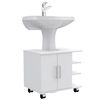 Botiquín Bath 28 + Base Lavamanos + Estante Wc + Auxiliar TuHome BigBath Blanco