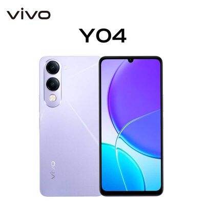 Celular Vivo Y04 128GB 6,74" Violeta Cristalino Liberado
