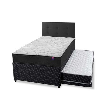 Cama Nido Flex 1,5 Plazas Therapedic Plus  + Respaldo