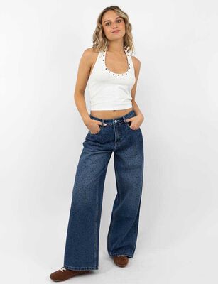 Imagen 2 del producto Jeans Mujer Icono Azul, Lila