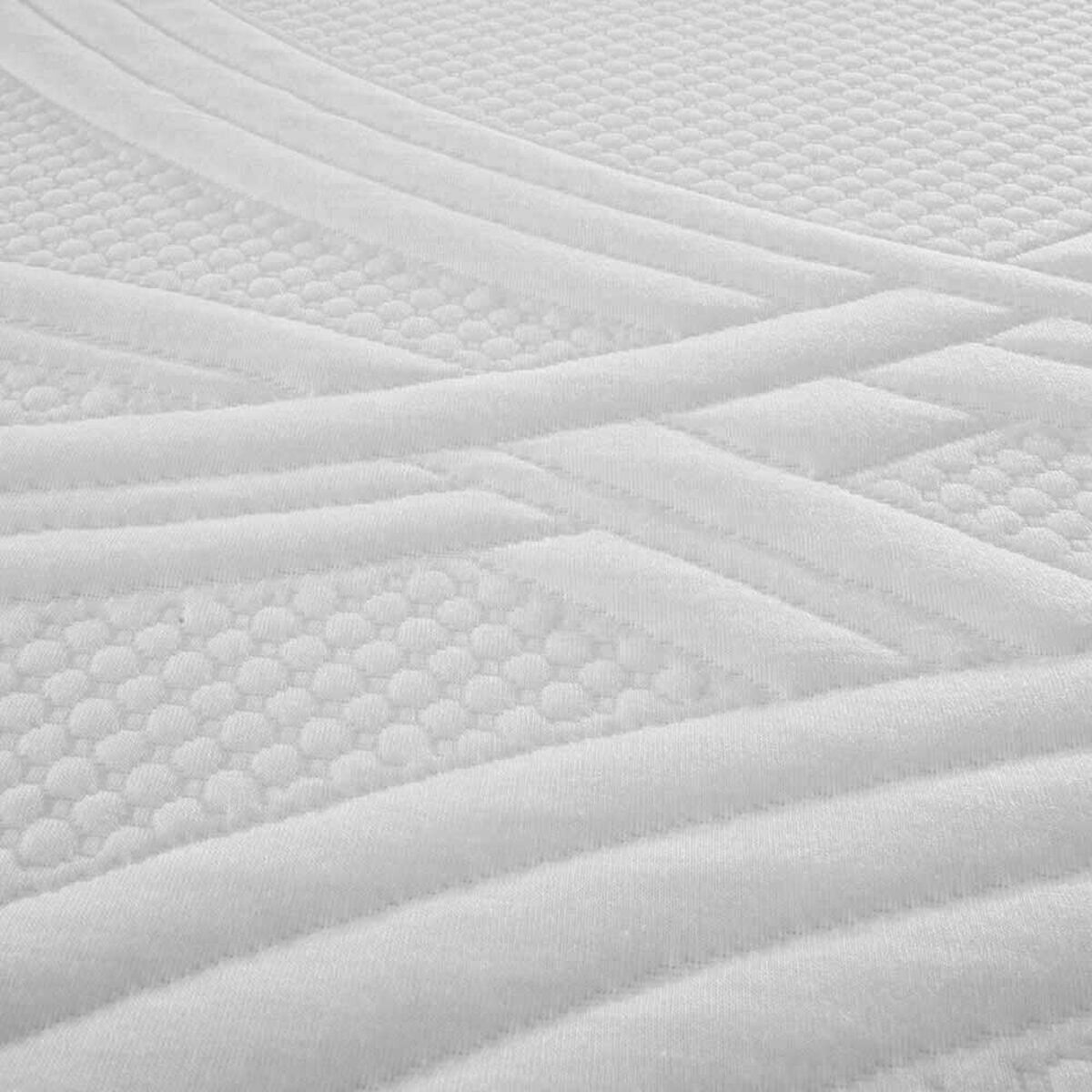 Box Spring CIC 1,5 Plazas Ortopedic + Respaldo + Velador