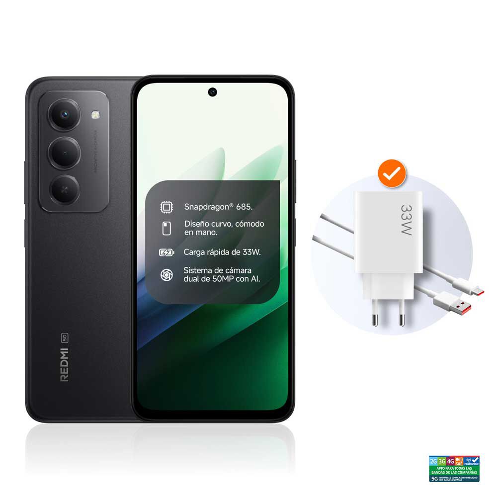 Xiaomi REDMI 15 5G 256GB 6.9" Negro